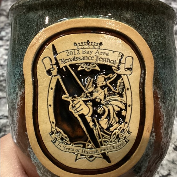 Ceramic Crafted 2012 Bay Area Renaissance Festival Goblin Mug - Excellent - Picture 2 of 13